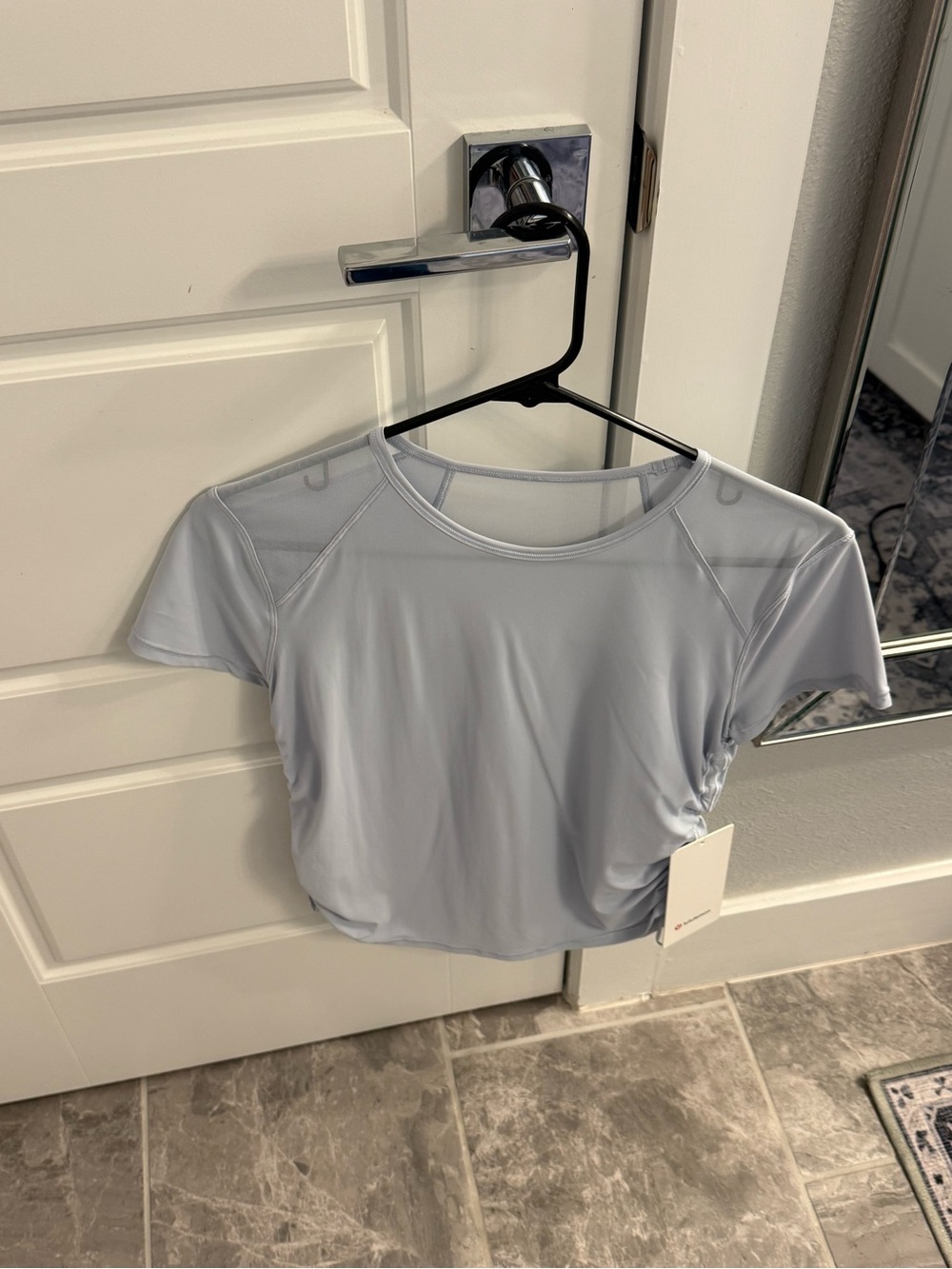 Lululemon Sculpt Cinched Short-Sleeve Shirt - Starch Blue Size 10